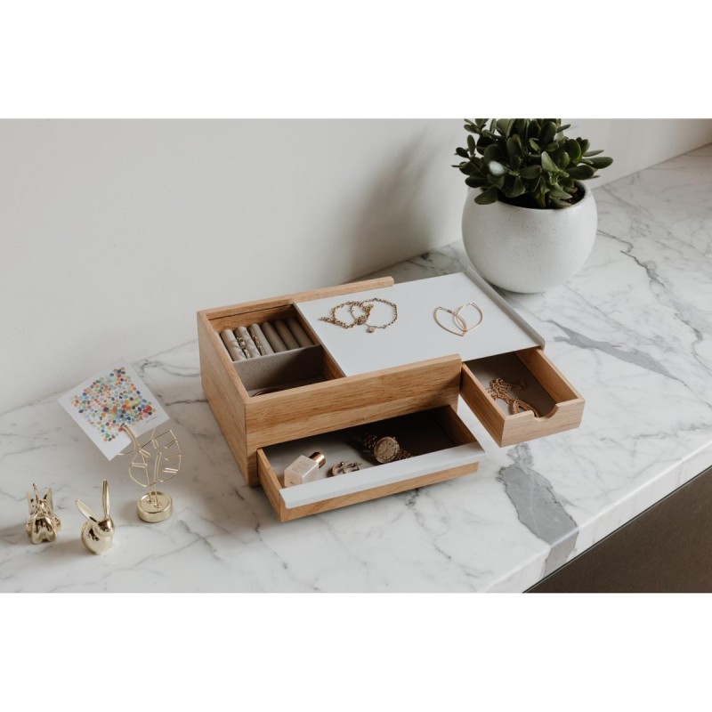Boite à bijoux bois naturel  STOWIT