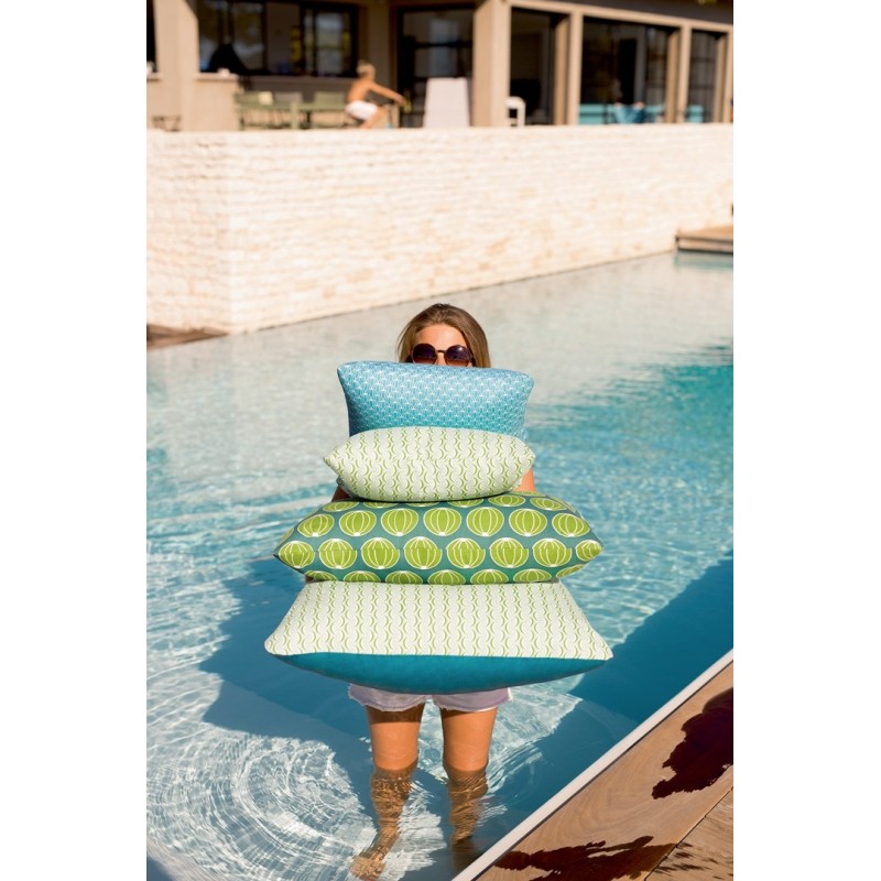 Coussin Banane 70x70 Vert Opaline