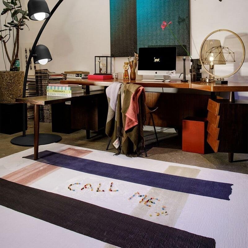 COLOUR BLEND Rug Petit Tapis Charcoal