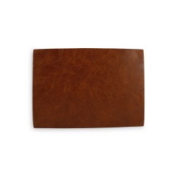 Set de table Aspect cuir Cognac
