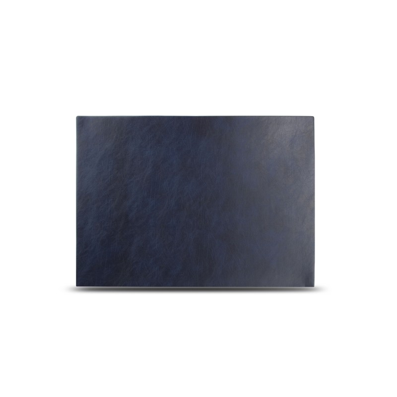BonBistro Set de table Aspect cuir Bleu