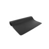 BonBistro Chemin de table aspect cuir Noir