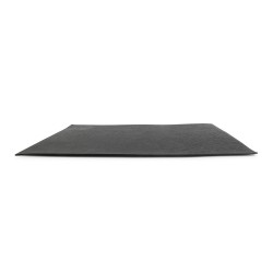 BonBistro Set de table Aspect cuir Noir