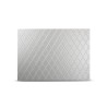 Set de table aspect cuir Carreaux Argenté