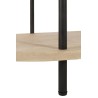 Table De Salon MANGO 2 Etages Bois De Manguier Fer