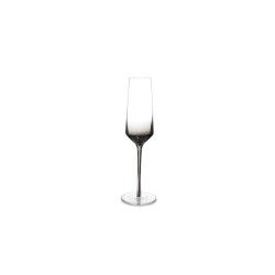SECRETS Set de 2 verres à champagne smoked