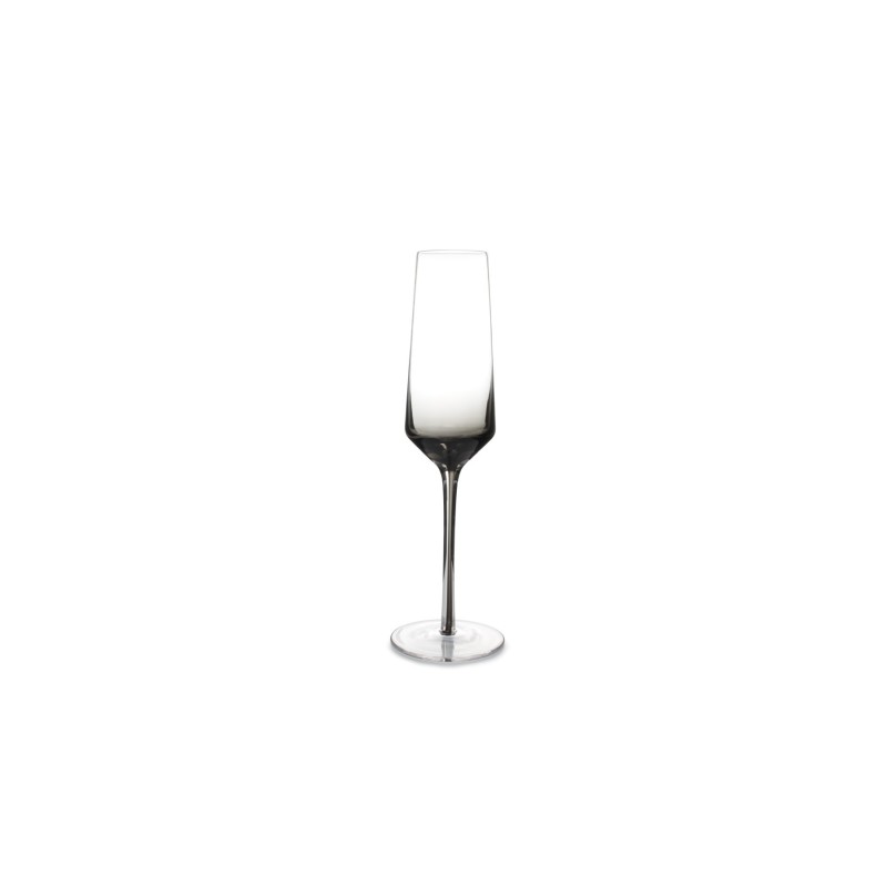 SECRETS Set de 2 verres à champagne smoked