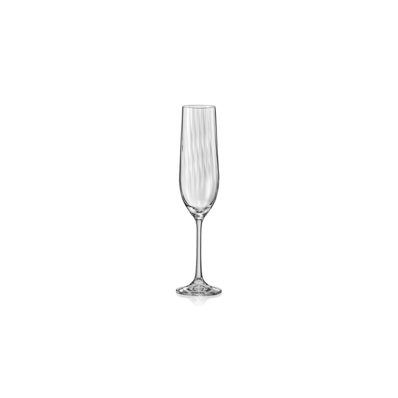 OPTIC Boite de 12 verres à Champagne
