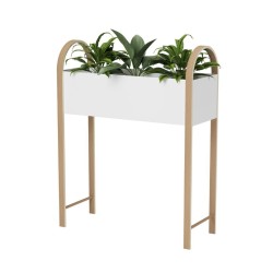 BELLWOOD jardinière Blanc naturel