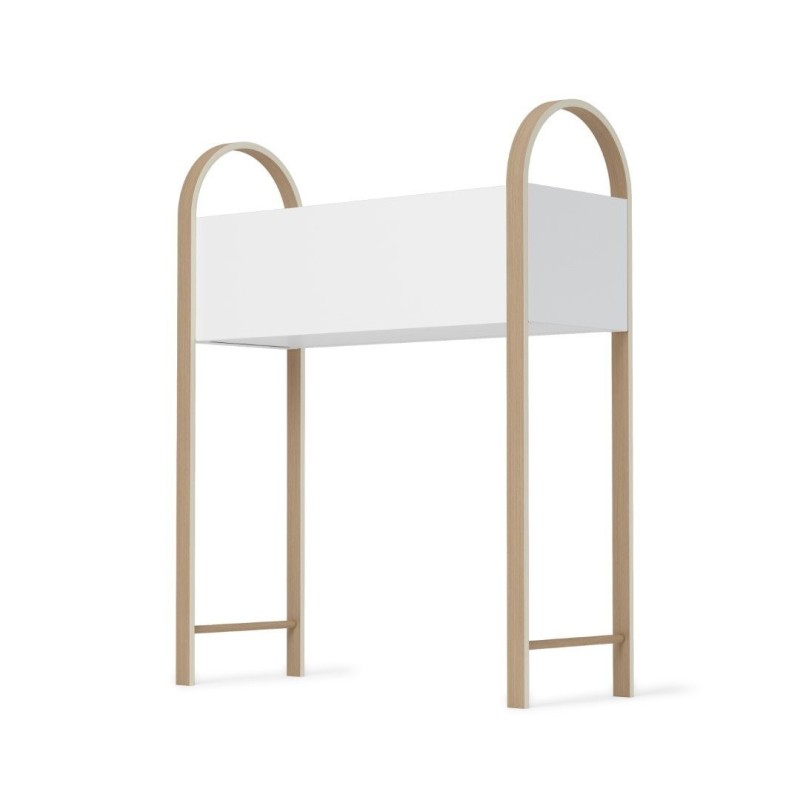 BELLWOOD jardinière Blanc naturel