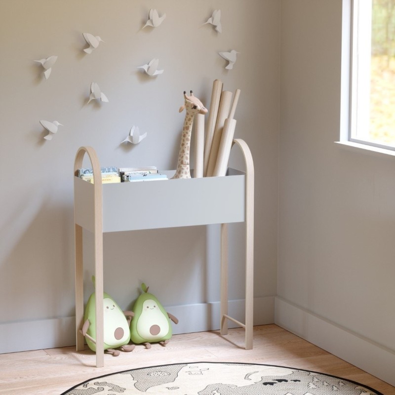 BELLWOOD jardinière Blanc naturel