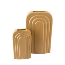 Vase ARC Ceramique Small - Cognac