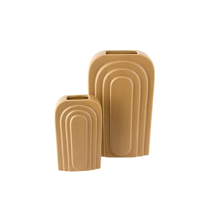 Vase ARC Ceramique Small - Cognac