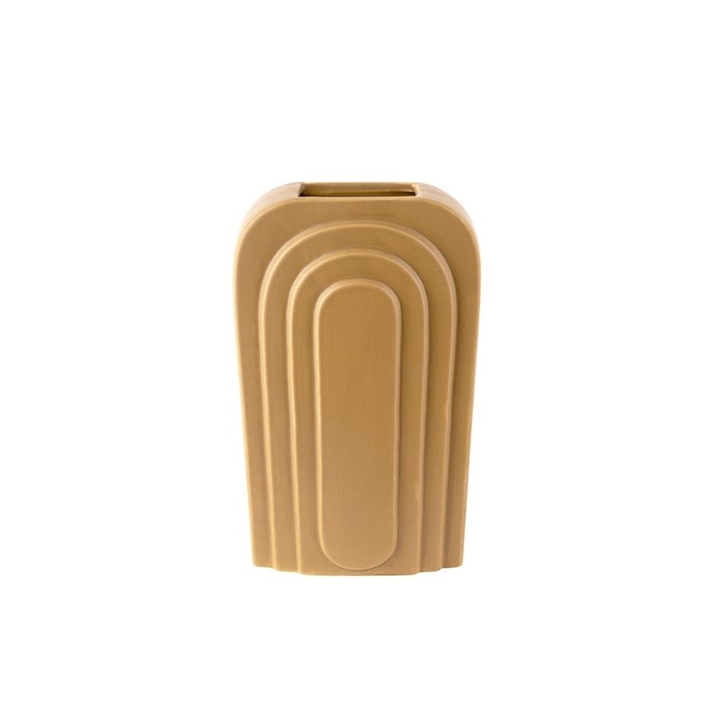 Vase ARC Ceramique Small - Cognac