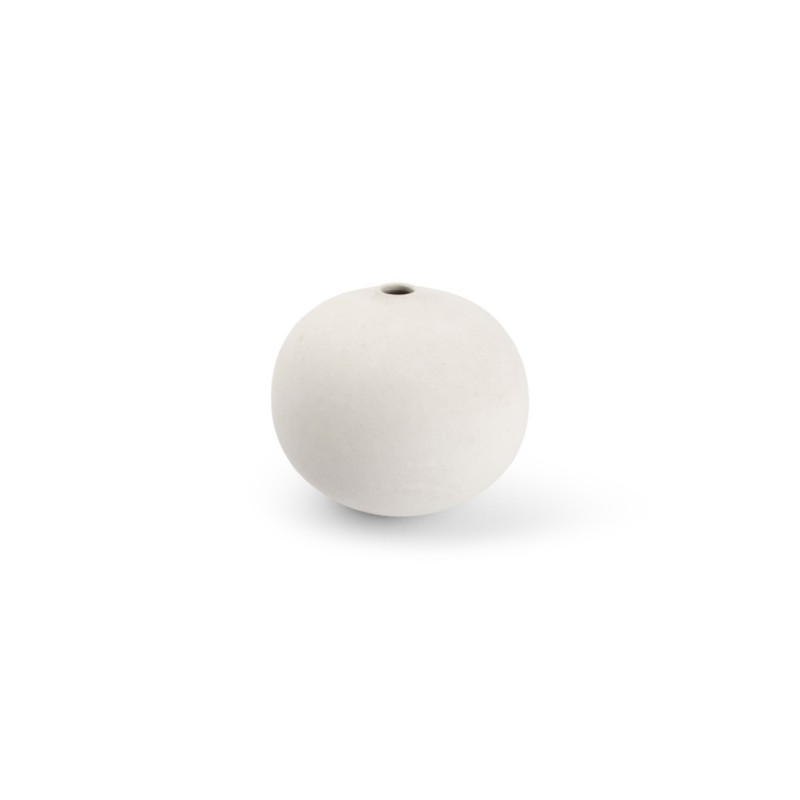 BULLET vase boule Blanc Ivoir Small