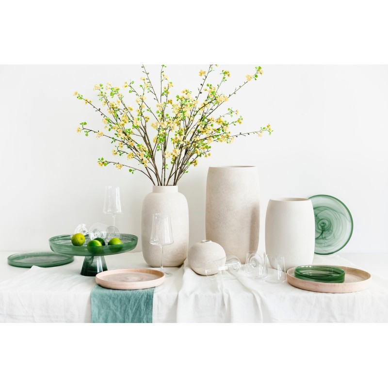 BULLET vase boule Blanc Ivoir Small