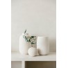 BULLET vase boule Blanc Ivoir Small